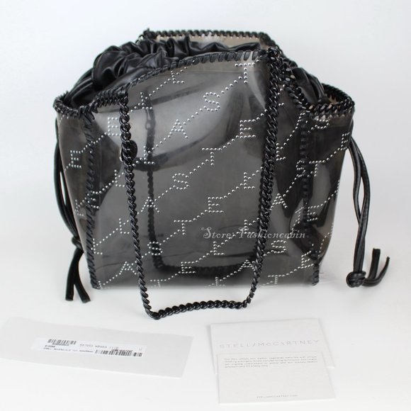 NEW STELLA MCCARTNEY Tote Small Monogram PVC Tote - Picture 1 of 16